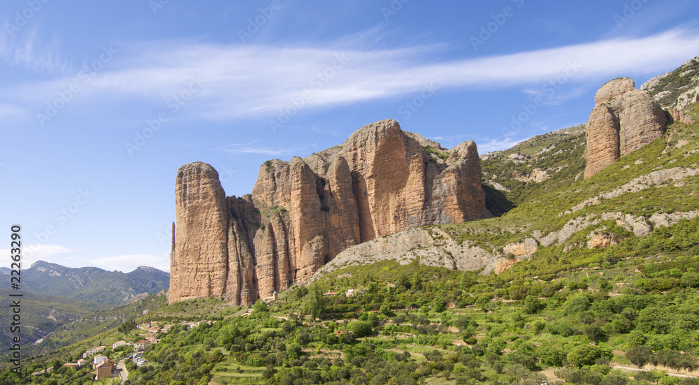 Riglos landscape