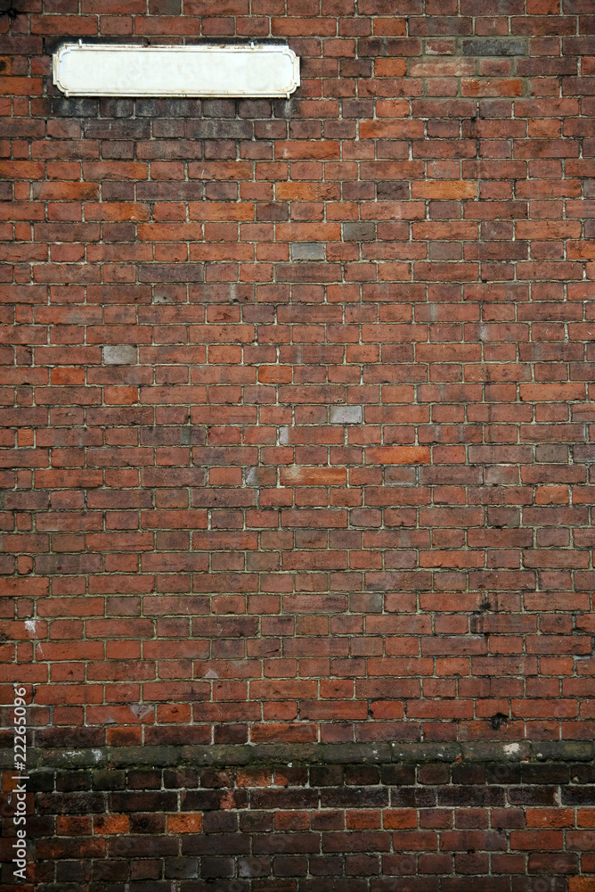 old fashioned street sign brick wall old fashioned street sign brick wall