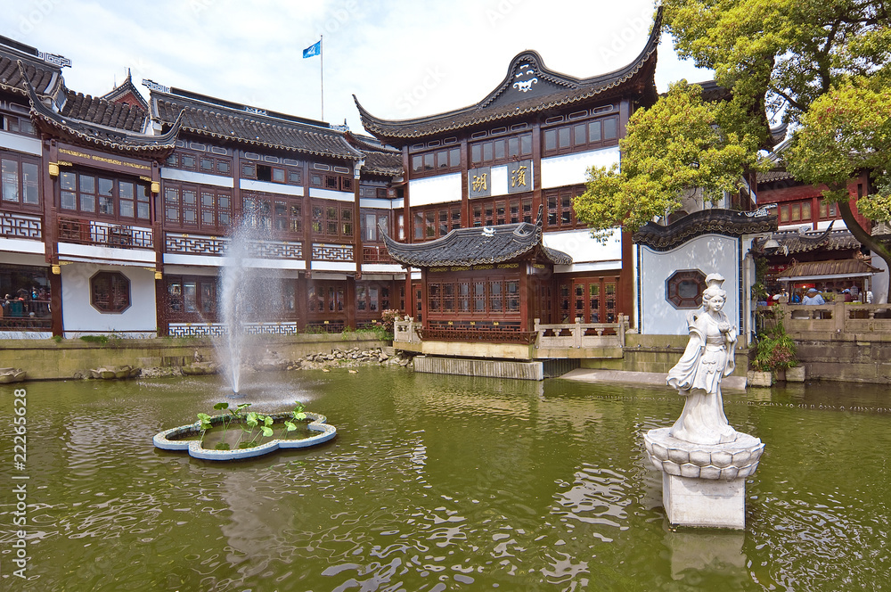 Obraz premium Yu Yuan garden in Shanghai - China