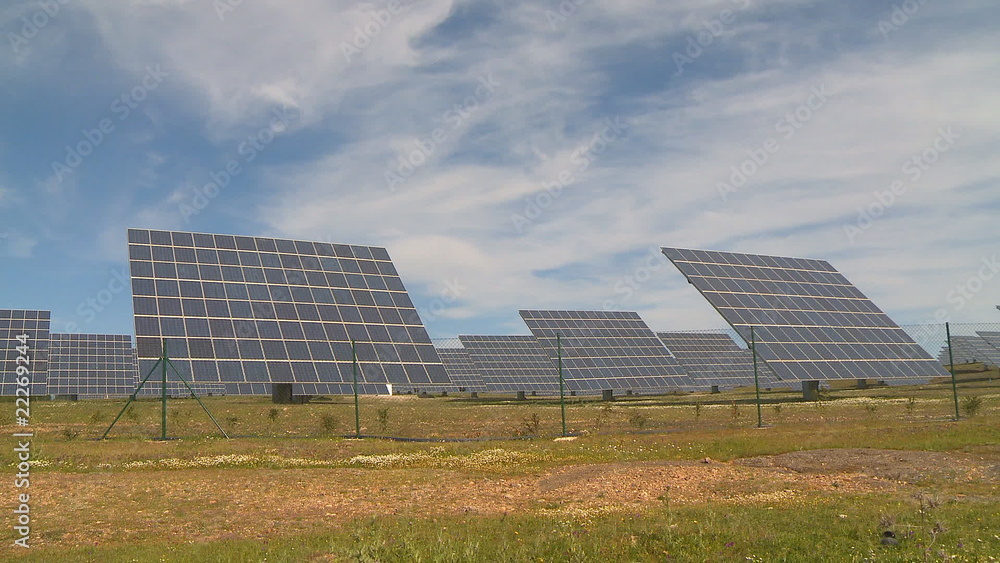 Solar Panels alternative energy time lapse Solar Panels alternative energy time lapse