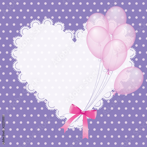Herz mit Ballon