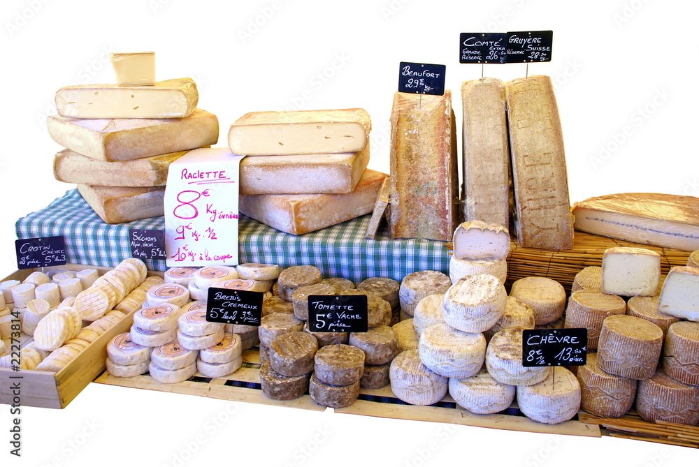 Fototapeta premium Fromage au marché