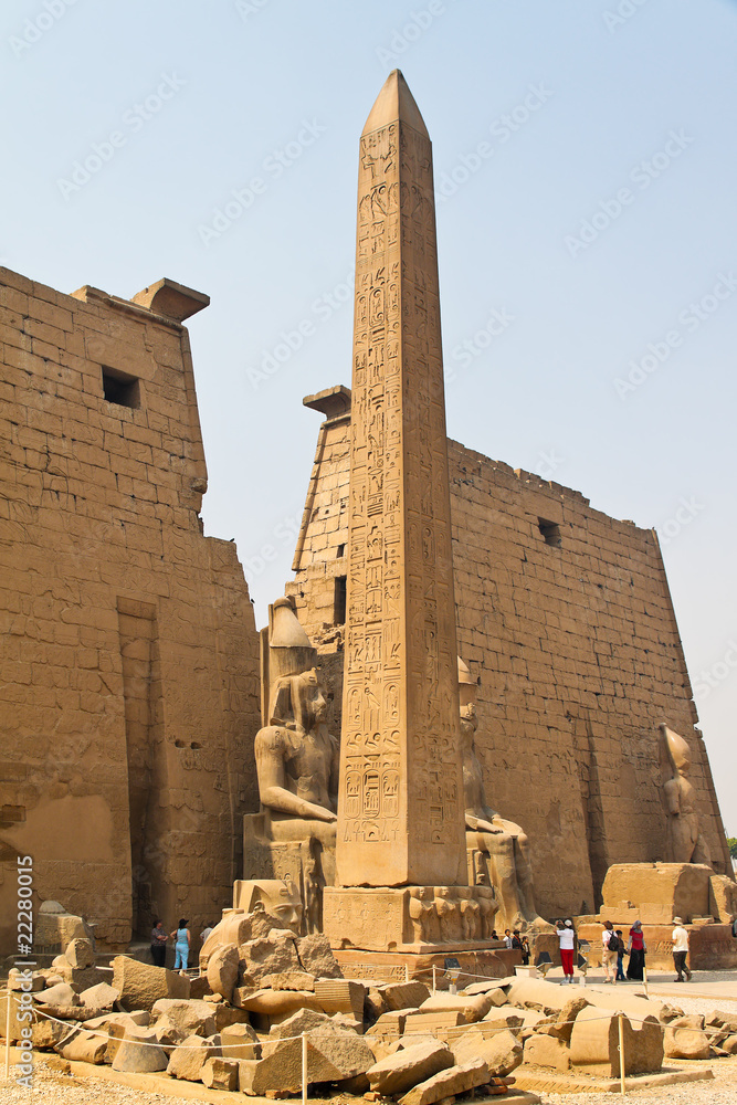 Ägypten, Luxor, Amun Tempel von Luxor.