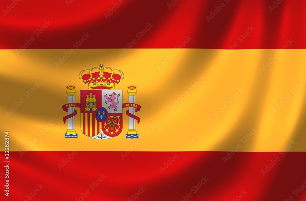 Obraz premium Nationalfahne von Spanien
