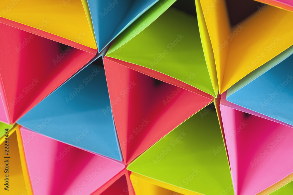 Fototapeta premium Colorful Triangles