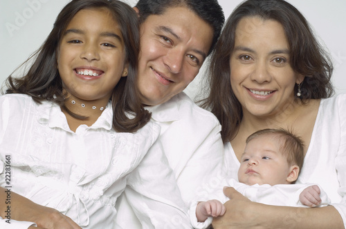 Portrait of Hispanic family photo