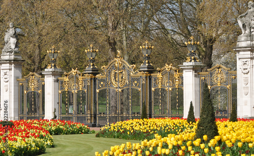 The Gates of St James Park in London