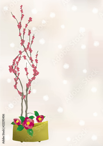 椿花器01