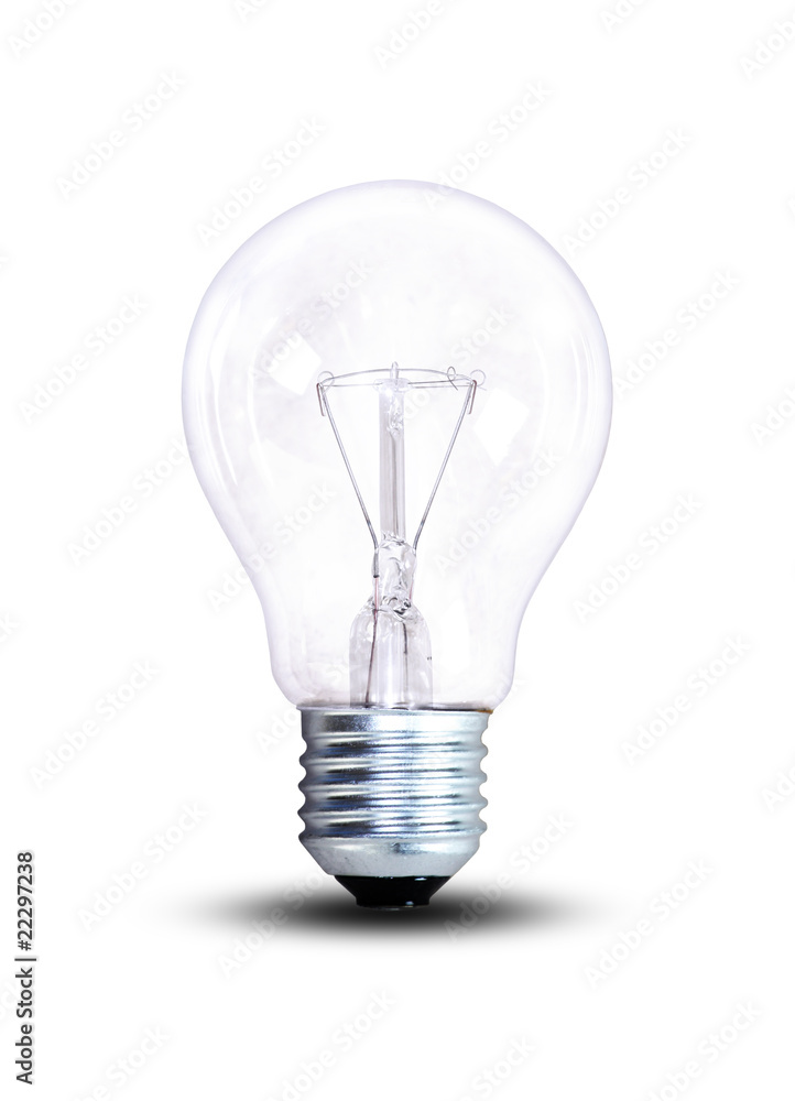 Eine gewöhnliche Glühlampe Eine gewöhnliche Glühlampe