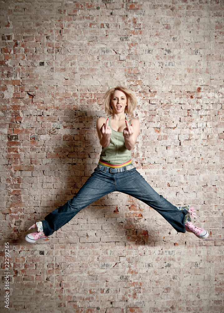 jumping girl jumping girl