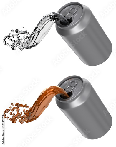 Can pouring soda