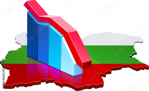 Statistiques de la Tunisie à la baisse (détouré)