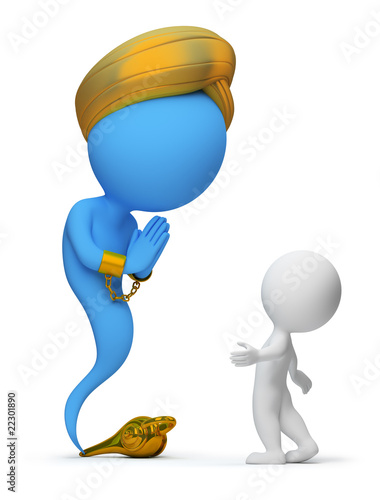 Fotografie 3d small people - jinn