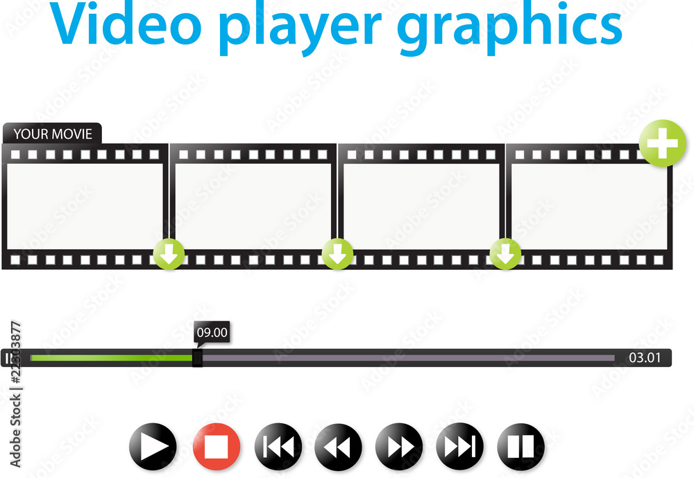 Video buttons and graphics Video buttons and graphics