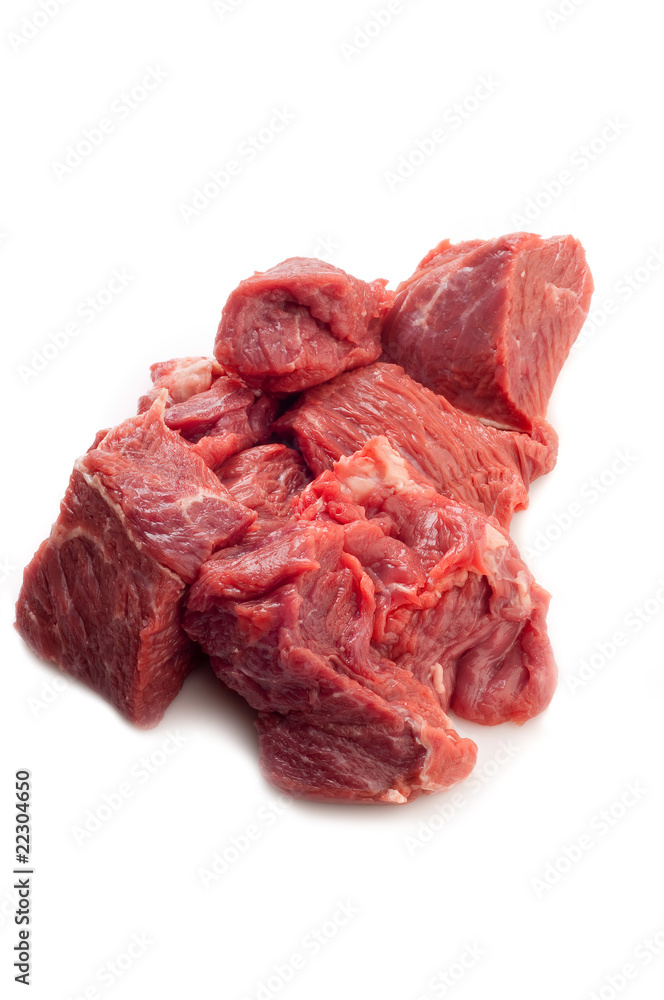 Obraz premium stew isolated on white