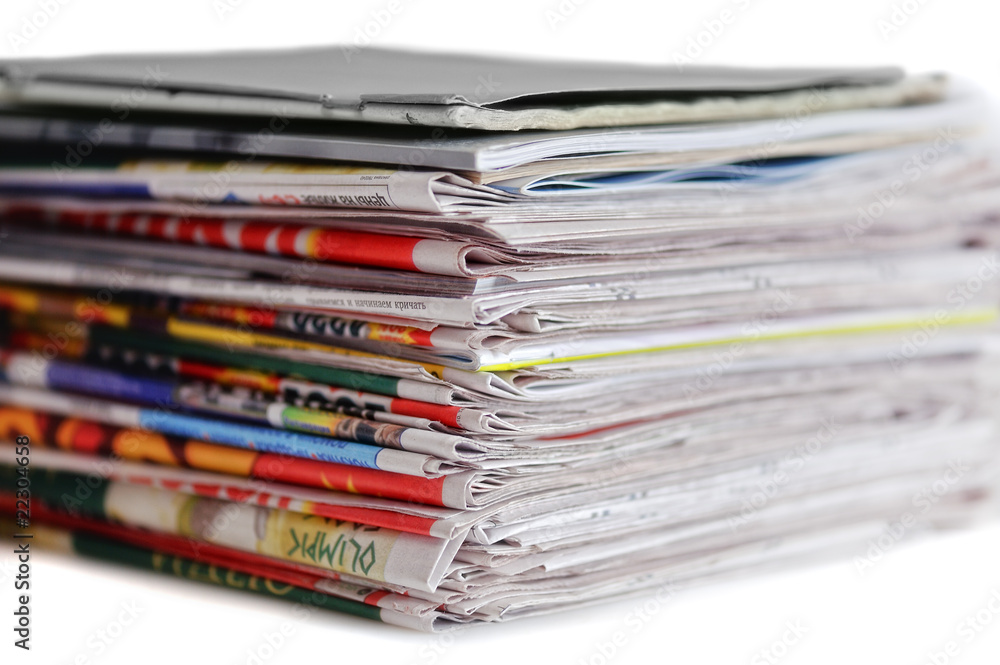 stack of newspaper stack of newspaper