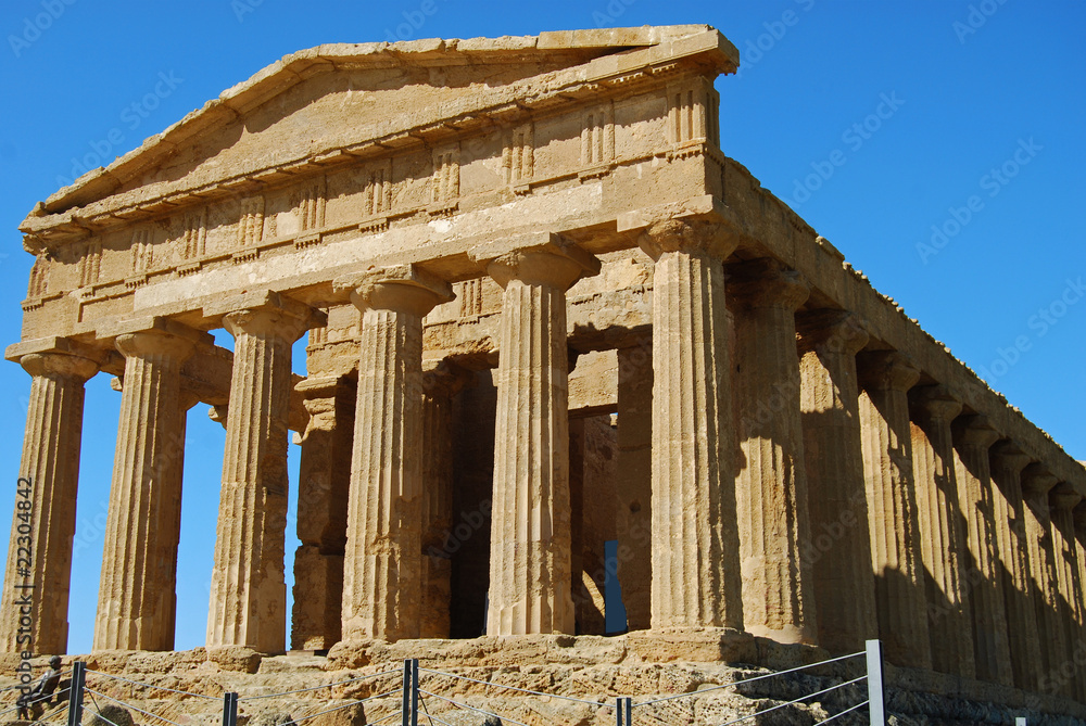 Ruins of Greek civilization in Agrigento, Sicily