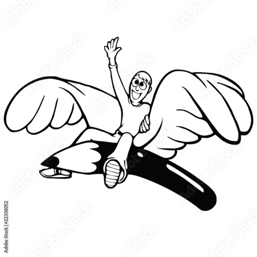 Flying pencil