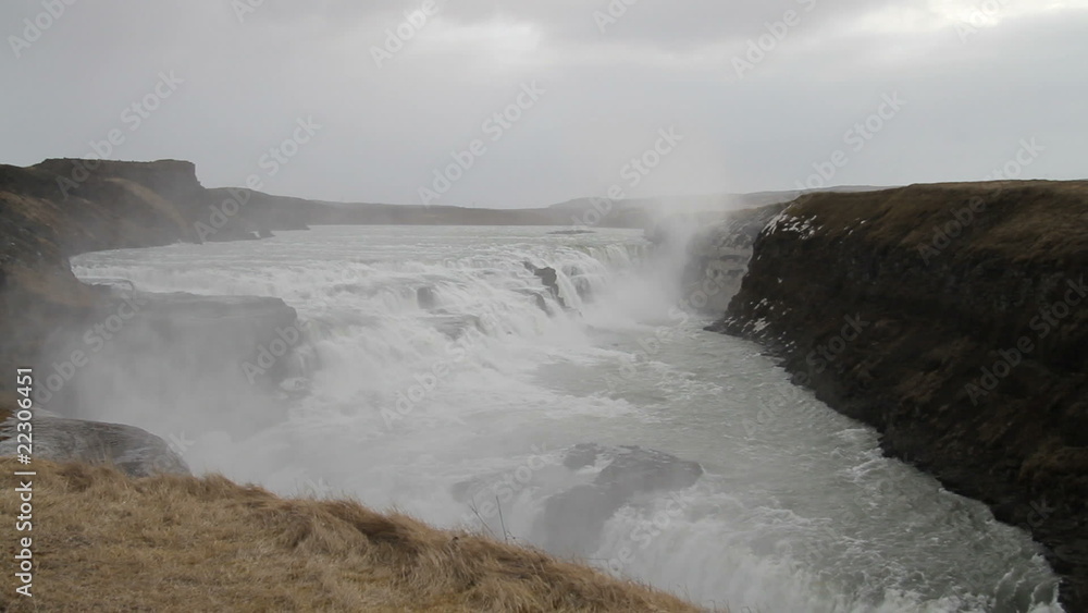 Gullfoss waterfall Gullfoss waterfall