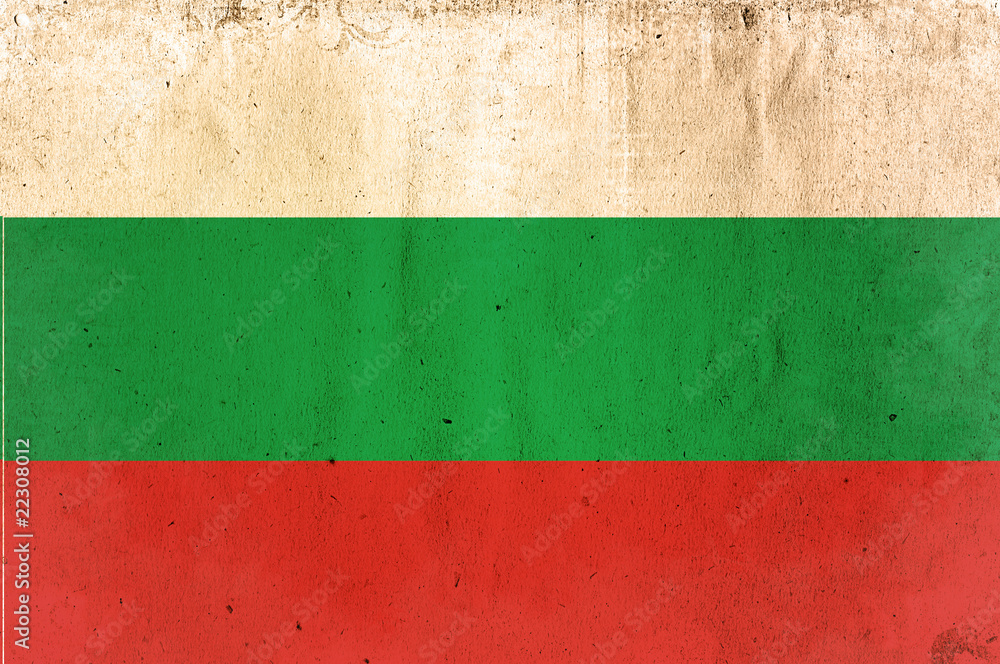 flag of bulgaria - old and worn paper style flag of bulgaria - old and worn paper style