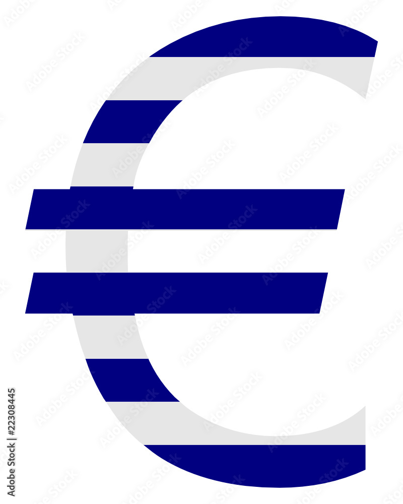 Fototapeta premium Griechischer Euro
