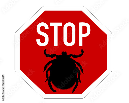 Stopschild für Zecken