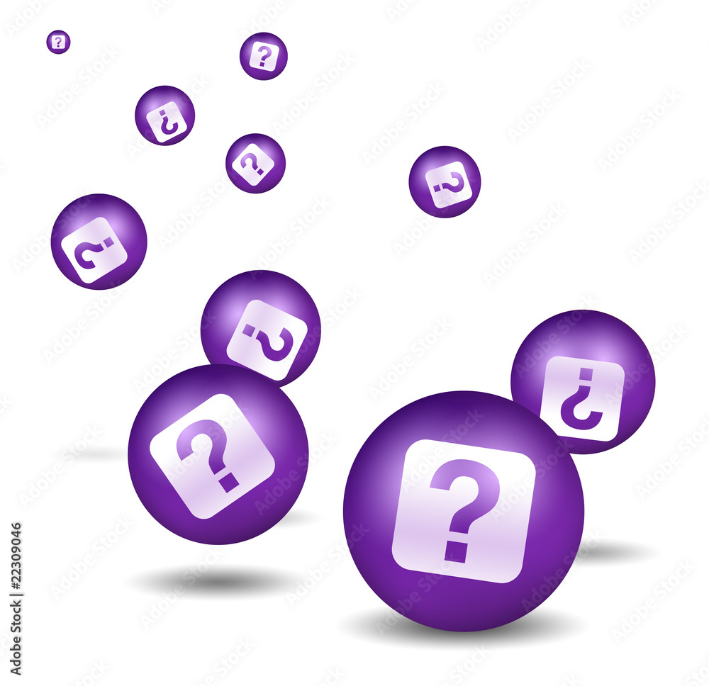 Question icon - violet Question icon - violet