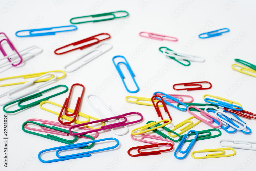 Group of paperclips Group of paperclips