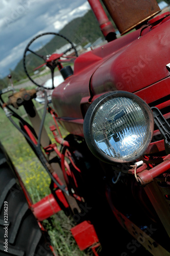 Old Red Tractor