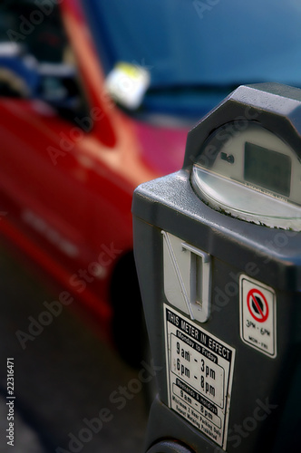 Parking Ticket on Red Car