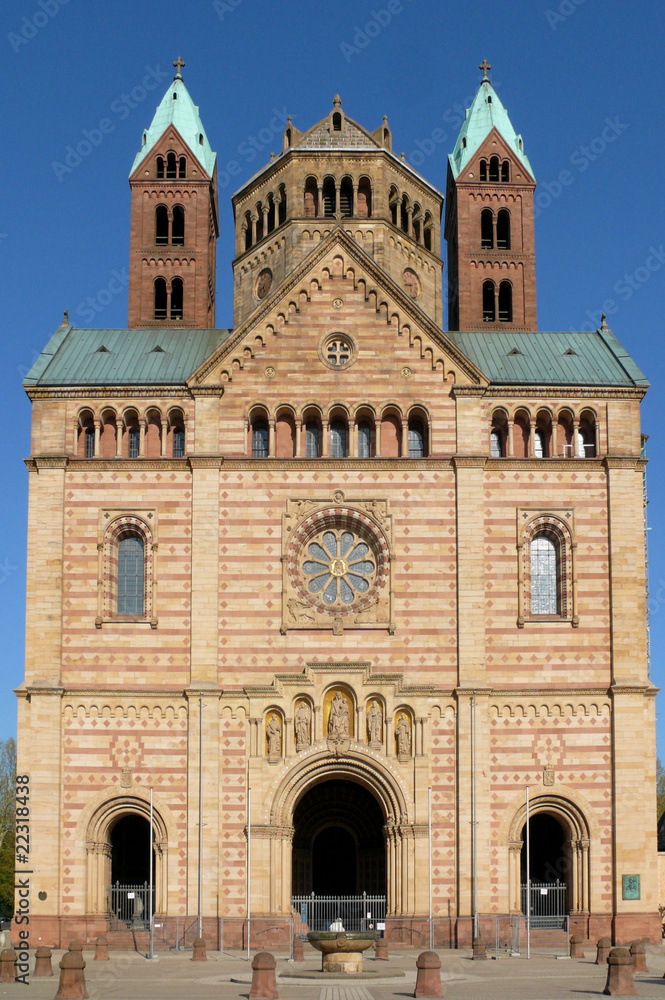 Der Kaiserdom zu Speyer, Frontansicht