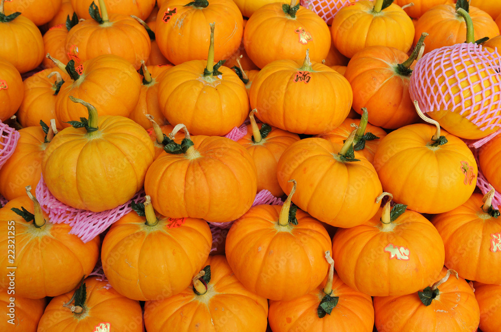 Obraz premium golden pumpkin fruit