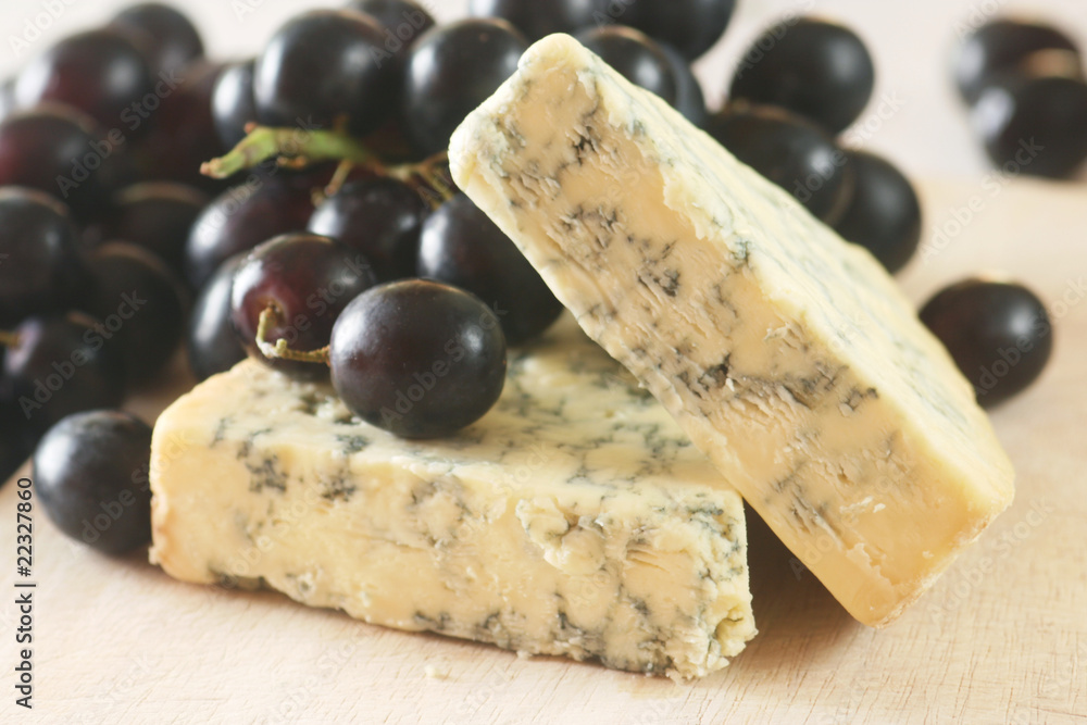 Blue Cheese and Grapes