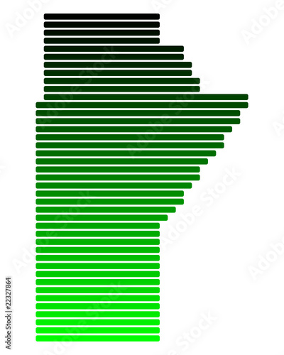 Karte von Manitoba