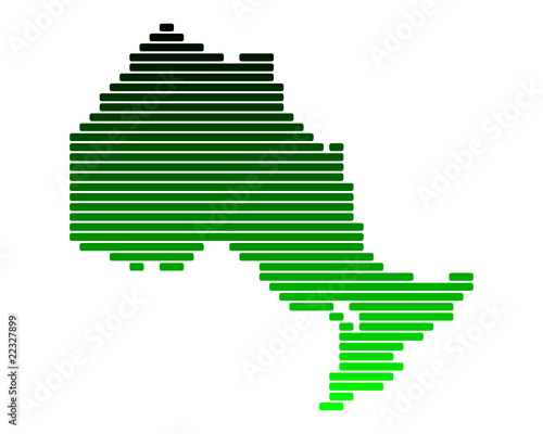 Karte von Ontario