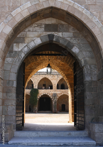 Entrance to Khan el- Franj , Sidon (Lebanon) © diak