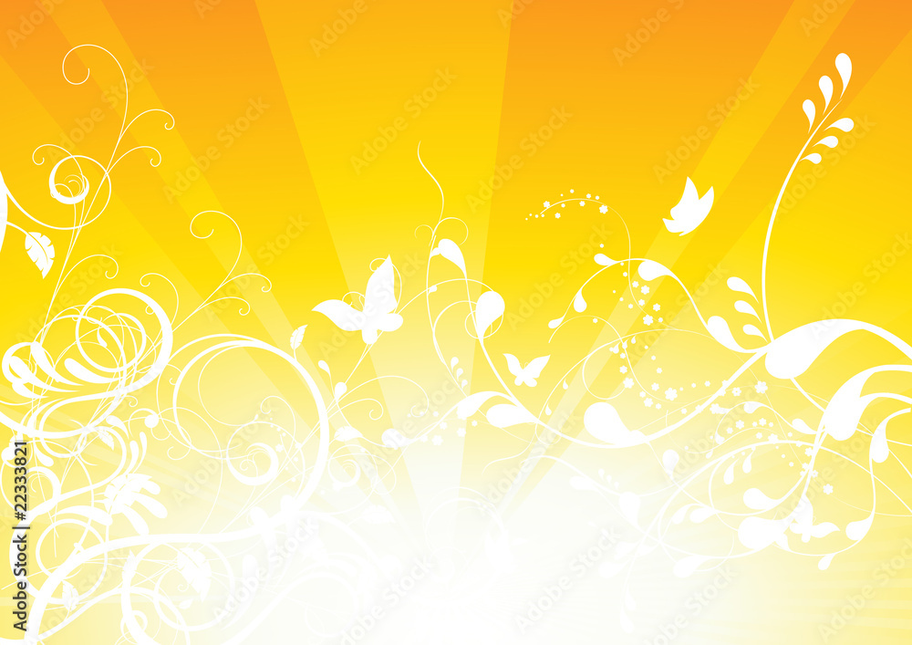 Yellow summer pattern Yellow summer pattern