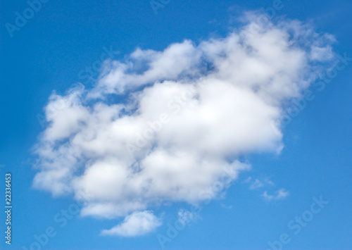 Clouds on blue sky
