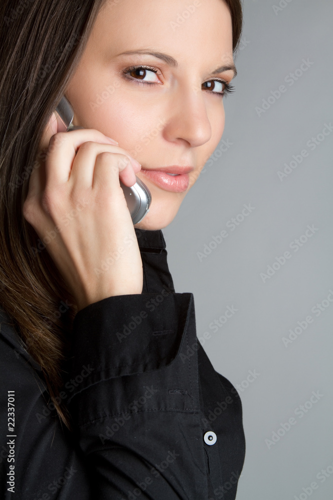 Business Phone Woman Business Phone Woman