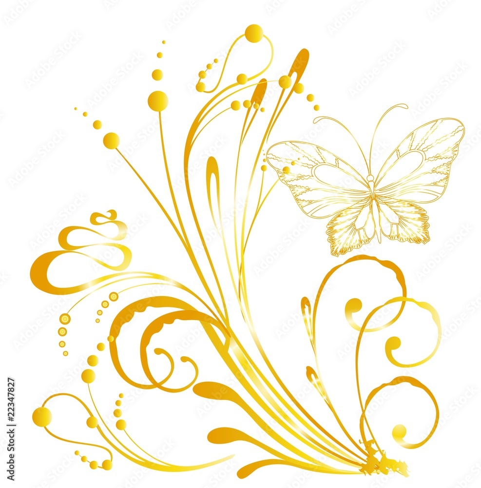 Grunge background with tropical butterflies Grunge background with tropical butterflies