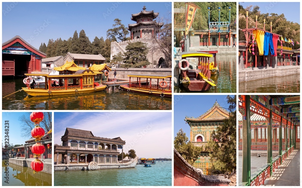 Fototapeta premium Palais d'été à Pékin - Summer palace in Beijing, China