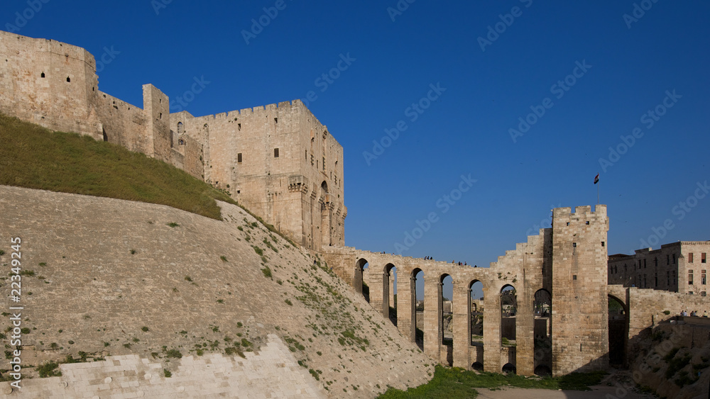 Naklejka premium Zitadelle in Aleppo