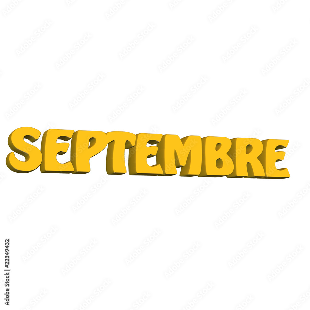 Septembre, Mois de