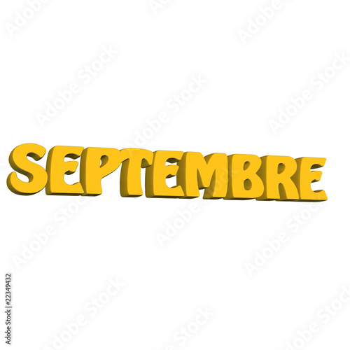 Septembre, Mois de