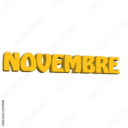 Novembre, Mois de