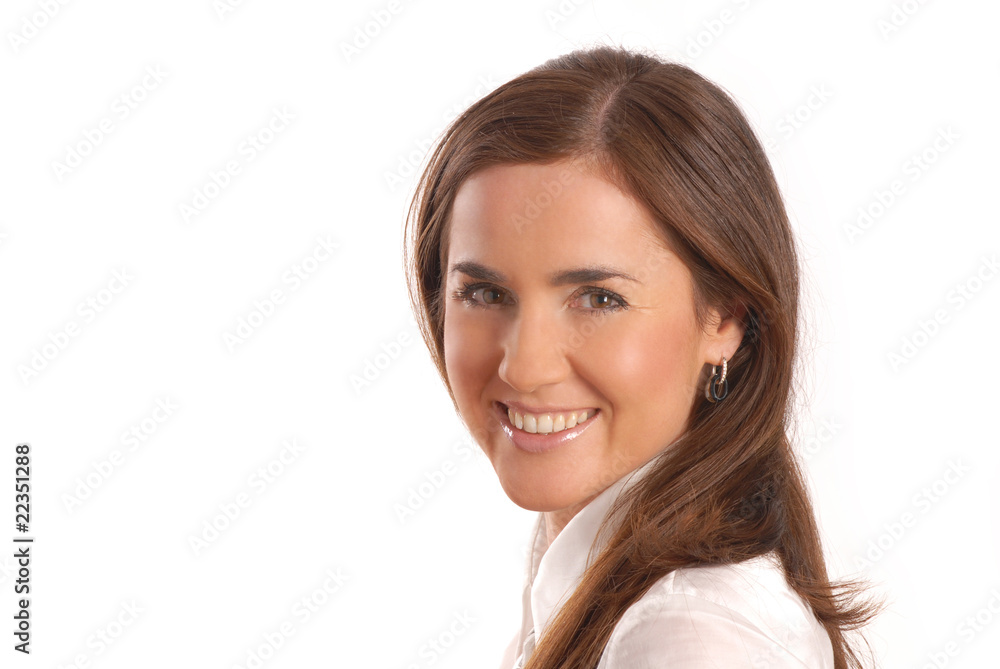portrait of a bussineswomen with long hair portrait of a bussineswomen with long hair