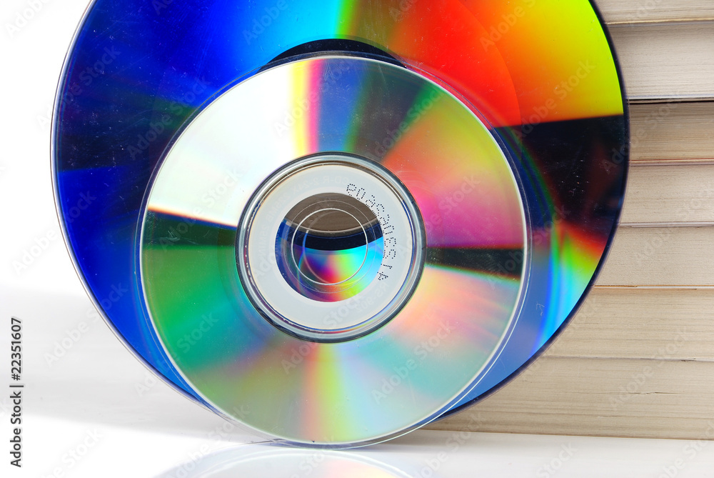CD , DVD and book
