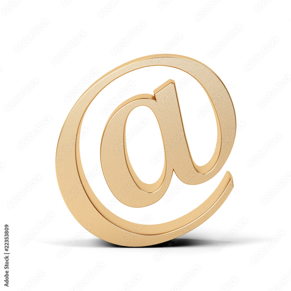 Symbol of e-mail on a white background. Symbol of e-mail on a white background.