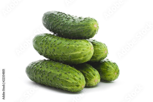 five cucumbers
