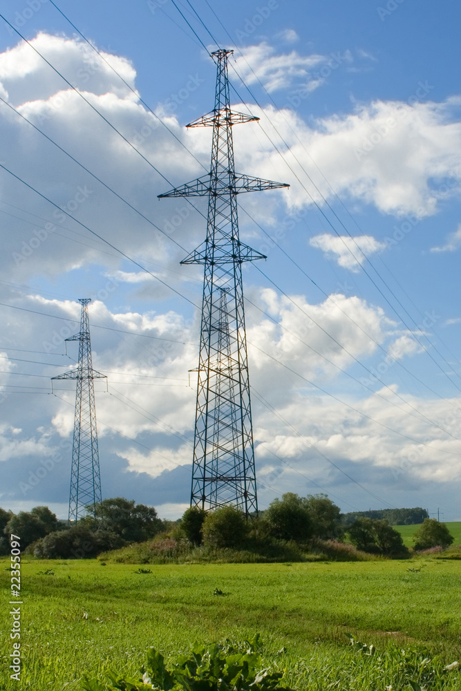 © Pavel Kirichenko - High voltage line © Pavel Kirichenko - High voltage line